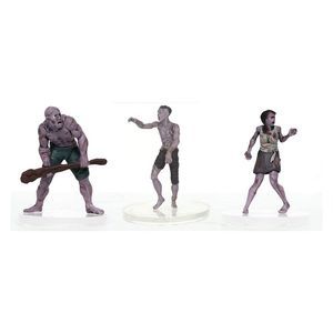 Zombies Group of 3 - Set B - Basher, Reacher, Peasant - 28mm Plastic Minis